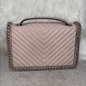 Pink Chain Shoulder Bag